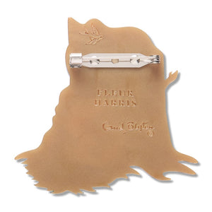 Slippery Slip Brooch  -  Erstwilder  -  Quirky Resin and Enamel Accessories