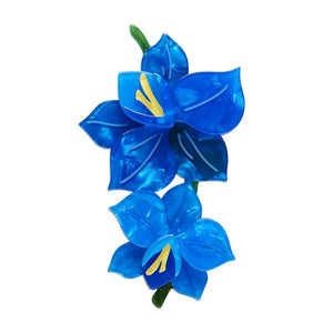 Opulent Orchidaceae Brooch  -  Erstwilder  -  Quirky Resin and Enamel Accessories