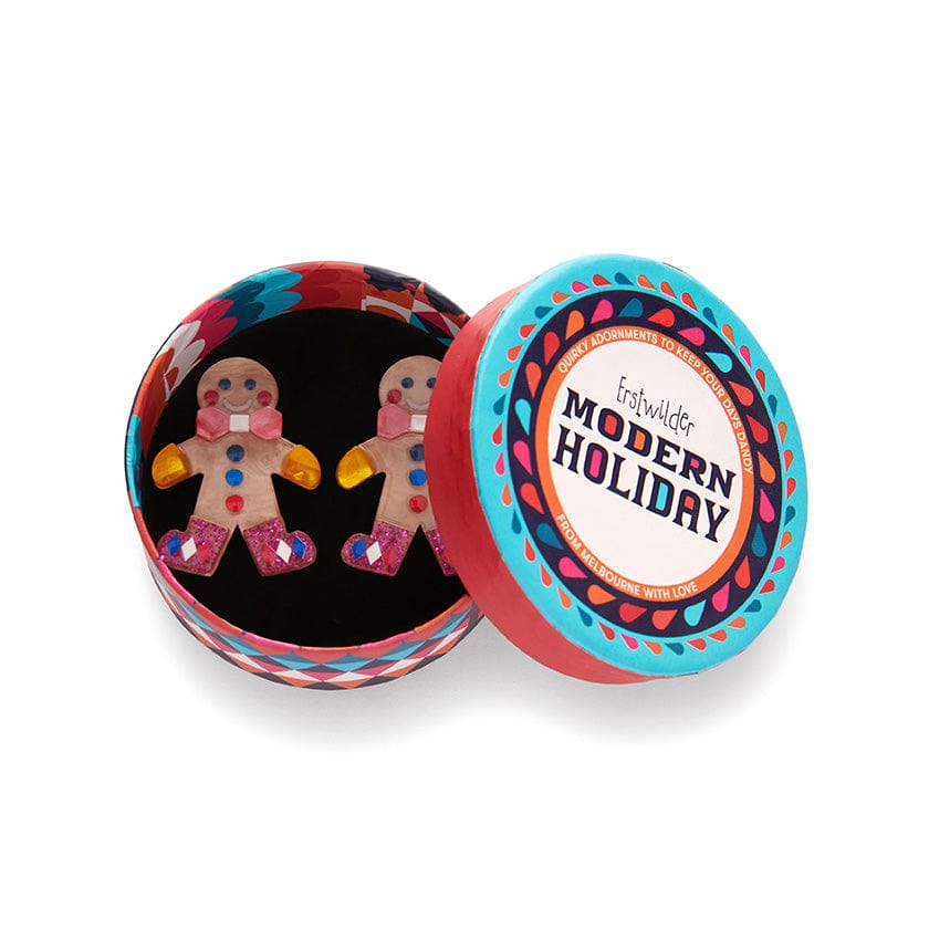 Sugar & Spice Stud Earrings (IMPERFECT)  -  Erstwilder  -  Quirky Resin and Enamel Accessories