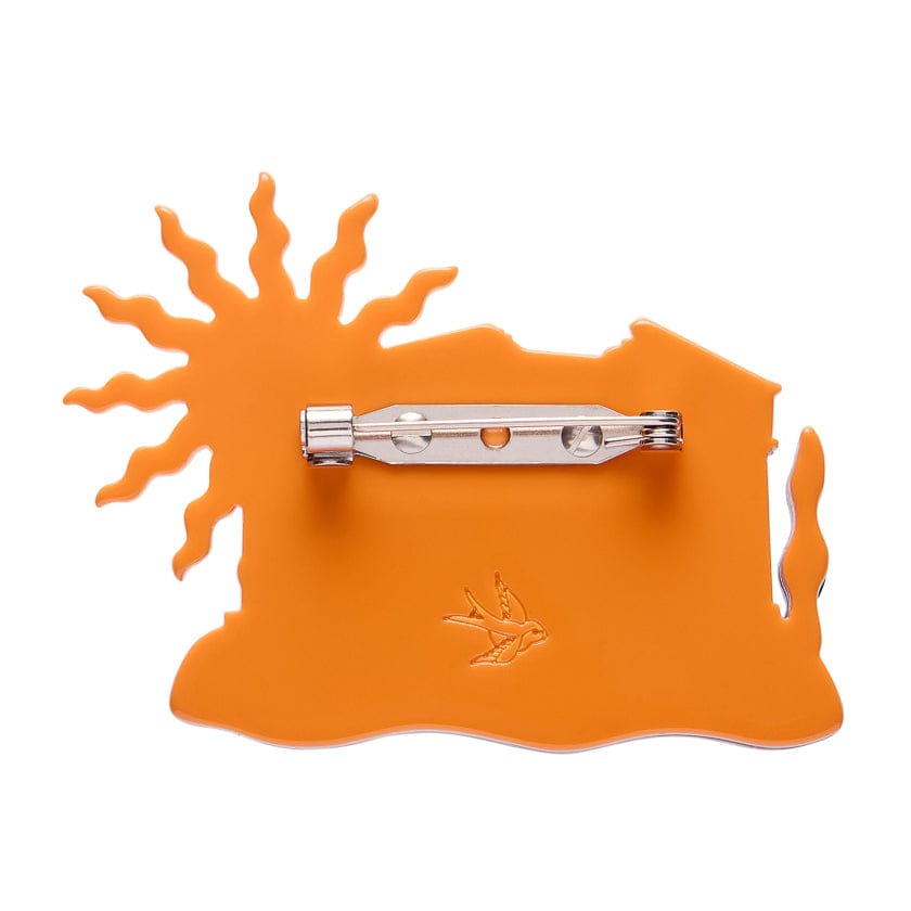 Pillars of Power Brooch  -  Erstwilder  -  Quirky Resin and Enamel Accessories