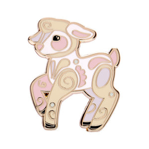 Lottie the Lamb Enamel Pin  -  Erstwilder  -  Quirky Resin and Enamel Accessories
