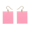 Willy Wonka Bar Drop Earrings (IMPERFECT)  -  Erstwilder  -  Quirky Resin and Enamel Accessories