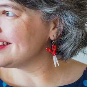The Sharp End of Style Drop Earrings  -  Erstwilder  -  Quirky Resin and Enamel Accessories