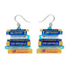 Words of the Wise Drop Earrings  -  Erstwilder  -  Quirky Resin and Enamel Accessories