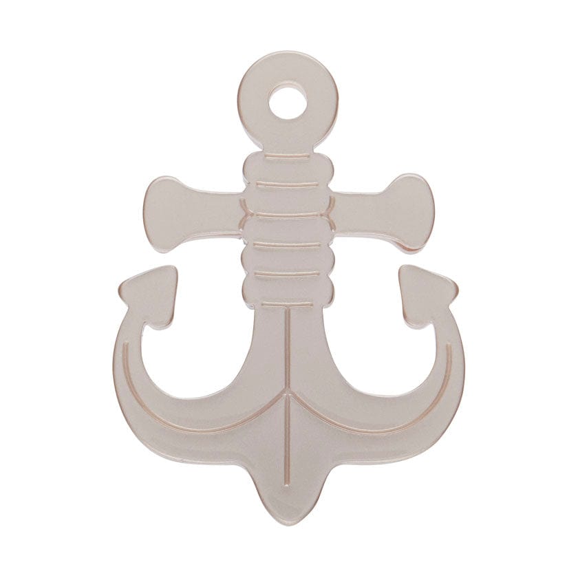 Anchor Simplified Mini Brooch  -  Erstwilder Simplified  -  Quirky Resin and Enamel Accessories