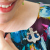 Anchor Simplified Mini Brooch  -  Erstwilder Simplified  -  Quirky Resin and Enamel Accessories