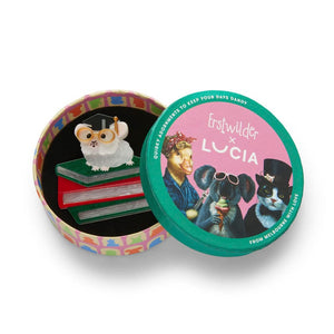 The Valedictorian Mouse Brooch (IMPERFECT)  -  Erstwilder  -  Quirky Resin and Enamel Accessories