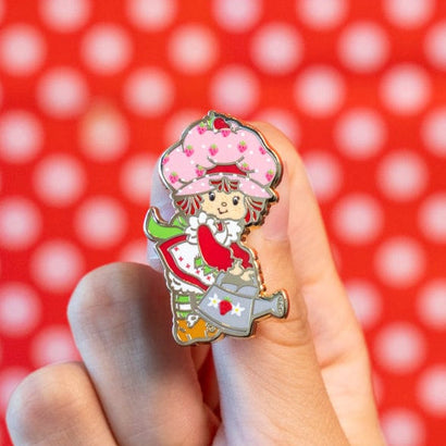 Strawberry Gardening Enamel Pin  -  Erstwilder  -  Quirky Resin and Enamel Accessories