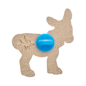 Devoted Donkey Enamel Pin  -  Erstwilder  -  Quirky Resin and Enamel Accessories