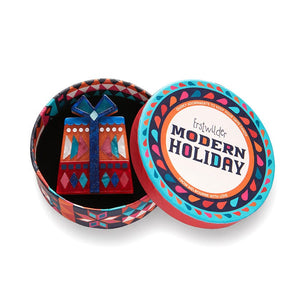 Yuletide Treasure Brooch (IMPERFECT)  -  Erstwilder  -  Quirky Resin and Enamel Accessories