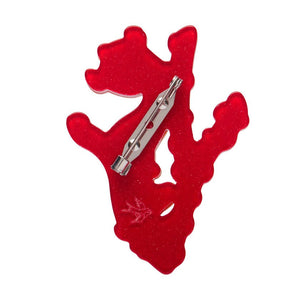 Pygmy Seahorse Brooch  -  Erstwilder  -  Quirky Resin and Enamel Accessories