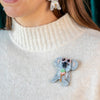 The Sweetest Koala Brooch  -  Erstwilder  -  Quirky Resin and Enamel Accessories