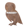 Maisie the Masked Owl Brooch  -  Erstwilder  -  Quirky Resin and Enamel Accessories
