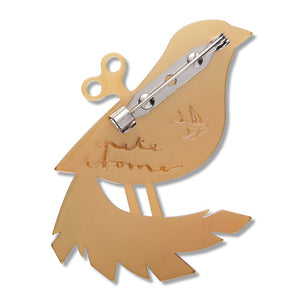 The Wind Up Brooch  -  Erstwilder  -  Quirky Resin and Enamel Accessories