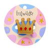 Crown Simplified Mini Brooch  -  Erstwilder Simplified  -  Quirky Resin and Enamel Accessories