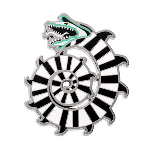 Sandworm Enamel Pin  -  Erstwilder  -  Quirky Resin and Enamel Accessories