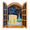 Fireworks Far & Wide Brooch  -  Erstwilder  -  Quirky Resin and Enamel Accessories