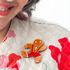 Catch Me If You Can Brooch  -  Erstwilder  -  Quirky Resin and Enamel Accessories