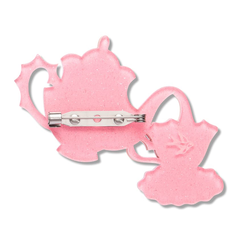 Spills and Spells Brooch  -  Erstwilder  -  Quirky Resin and Enamel Accessories