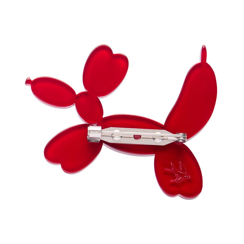 Balloon Best Friend Brooch  -  Erstwilder  -  Quirky Resin and Enamel Accessories