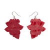 Halcyon Hibiscus Drop Earrings  -  Erstwilder  -  Quirky Resin and Enamel Accessories