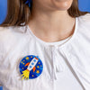 Blast Off! Brooch  -  Erstwilder  -  Quirky Resin and Enamel Accessories