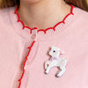 Lottie the Lamb Brooch