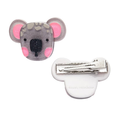 Keith The Koala Hair Clips Set - 2 Piece  -  Erstwilder  -  Quirky Resin and Enamel Accessories
