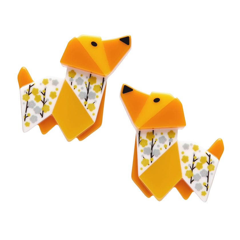 New Tricks Hair Clips Set - 2 Piece  -  Erstwilder  -  Quirky Resin and Enamel Accessories