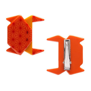 The Good Crab Hair Clips Set - 2 Piece  -  Erstwilder  -  Quirky Resin and Enamel Accessories
