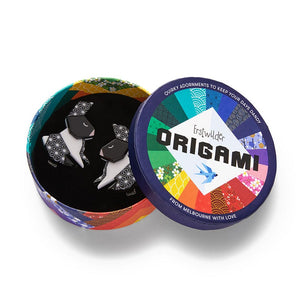 Cuddle Bunny Hair Clips Set - 2 Piece  -  Erstwilder  -  Quirky Resin and Enamel Accessories