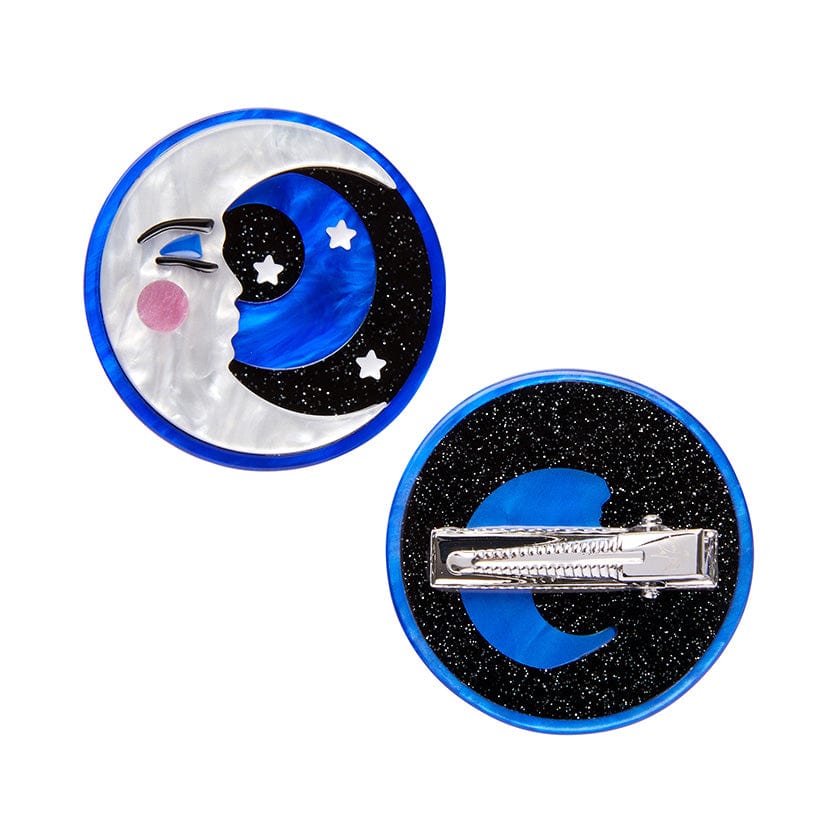 Dead of Night Hair Clips Set - 2 Piece  -  Erstwilder  -  Quirky Resin and Enamel Accessories