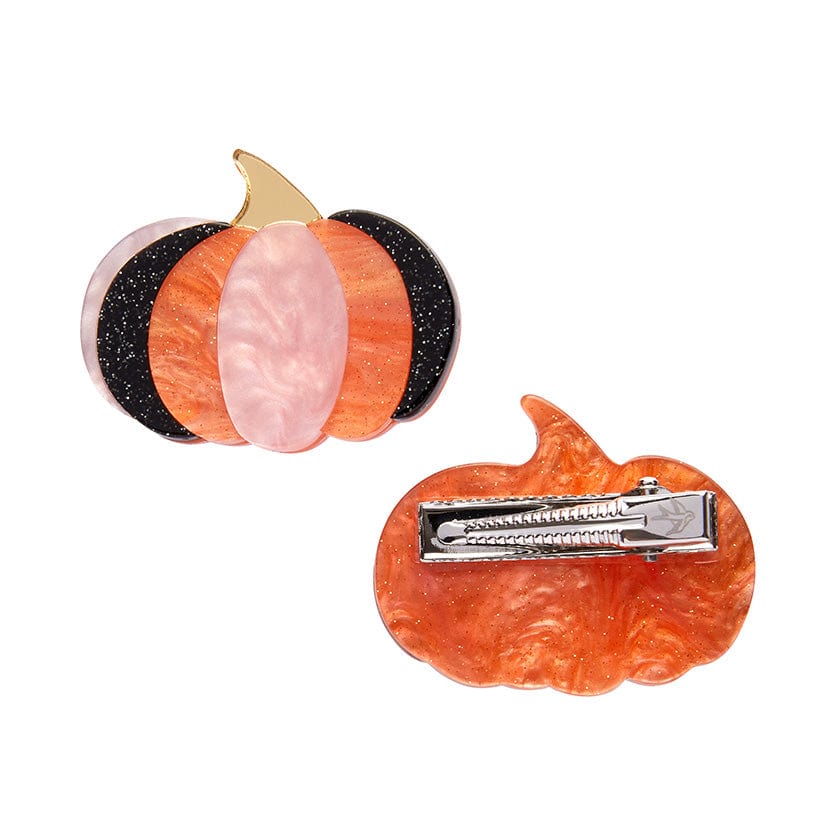 Haunted Harvest Hair Clips Set - 2 Piece  -  Erstwilder  -  Quirky Resin and Enamel Accessories