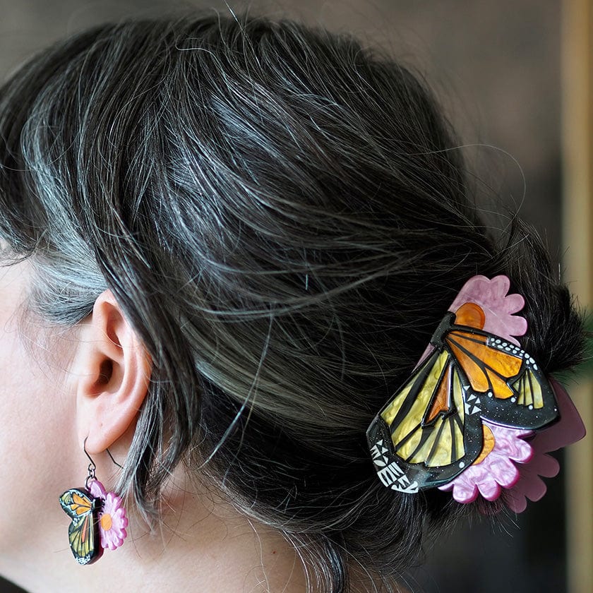 A Butterfly Named Flutter Hair Clip Claw  -  Erstwilder  -  Quirky Resin and Enamel Accessories