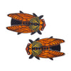 Cicadian Rhythms Hair Clips Set - 2 Piece  -  Erstwilder  -  Quirky Resin and Enamel Accessories