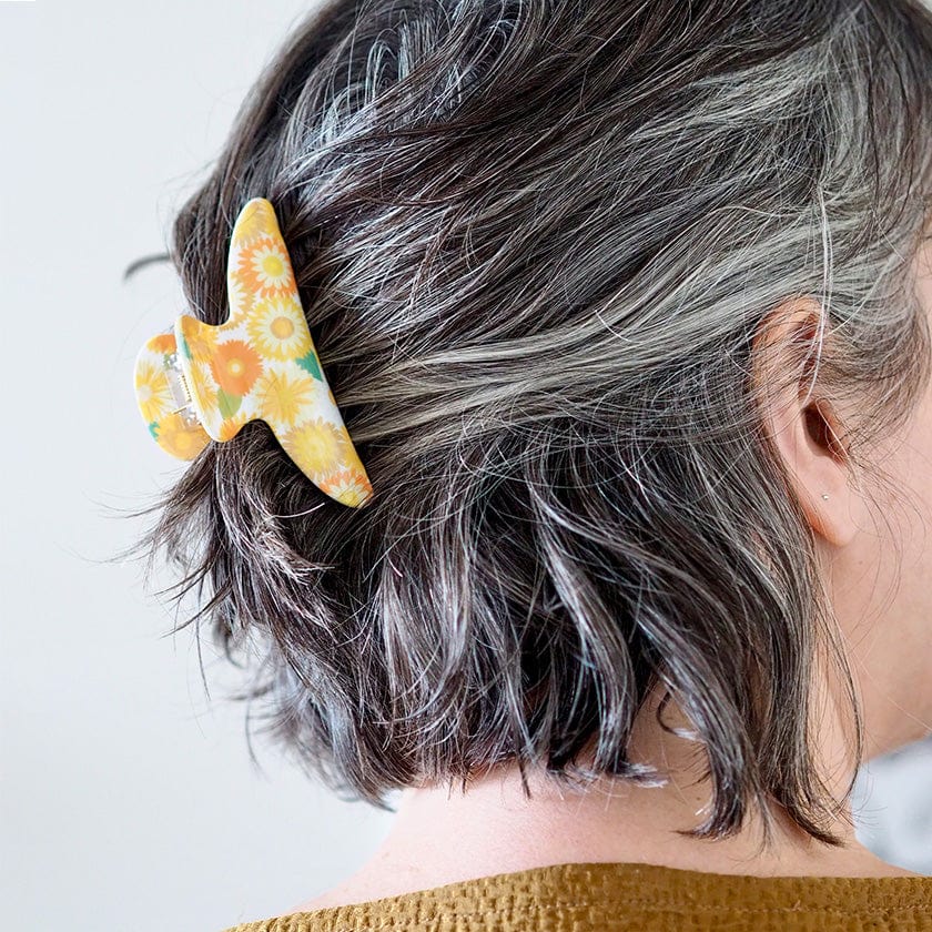 Daisy Hair Clip Claw  -  Erstwilder  -  Quirky Resin and Enamel Accessories