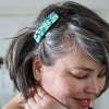 Green Gum Hair Clip Barrette