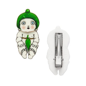 Gumnut Babies Hair Clips Set - 2 Piece  -  Erstwilder  -  Quirky Resin and Enamel Accessories