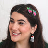 Festive Foliage Hair Clips Set - 2 Piece