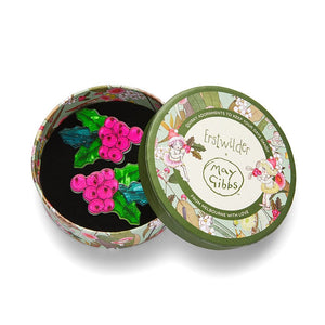 Festive Foliage Hair Clips Set - 2 Piece  -  Erstwilder  -  Quirky Resin and Enamel Accessories