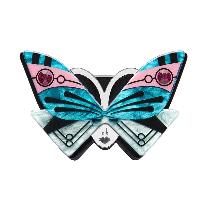Butterfly Sonata Hair Clip Claw  -  Erstwilder  -  Quirky Resin and Enamel Accessories