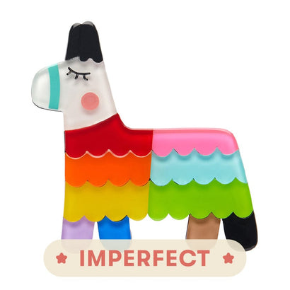 Viva Pride Pinata Brooch (IMPERFECT)  -  Erstwilder  -  Quirky Resin and Enamel Accessories