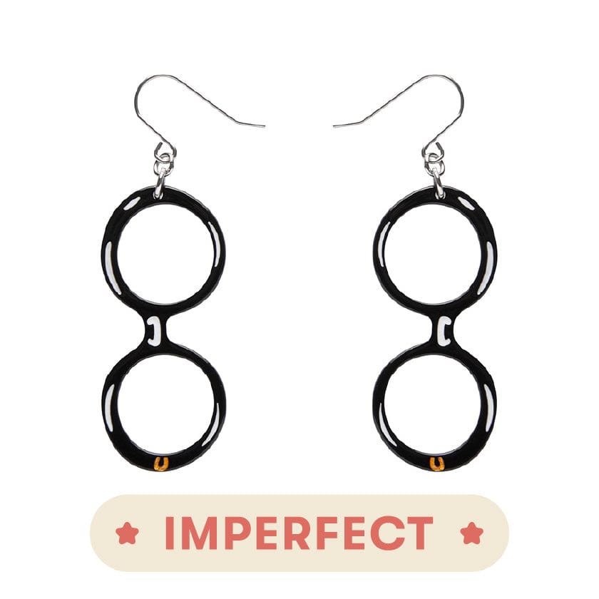 Spectacular Spectacles Iris Drop Earrings (IMPERFECT)  -  Erstwilder  -  Quirky Resin and Enamel Accessories
