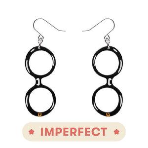 Spectacular Spectacles Iris Drop Earrings (IMPERFECT)  -  Erstwilder  -  Quirky Resin and Enamel Accessories