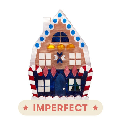 Holiday Home Brooch (IMPERFECT)  -  Erstwilder  -  Quirky Resin and Enamel Accessories