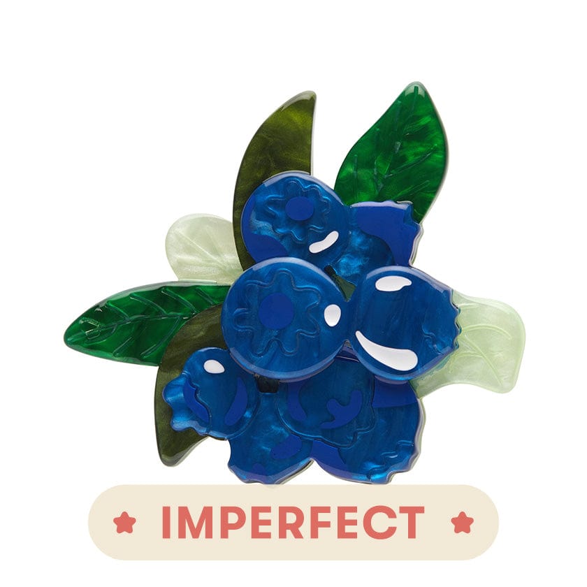 Blueberry Hill Brooch (IMPERFECT)  -  Erstwilder  -  Quirky Resin and Enamel Accessories