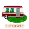 Happy Glamper Brooch (IMPERFECT)  -  Erstwilder  -  Quirky Resin and Enamel Accessories