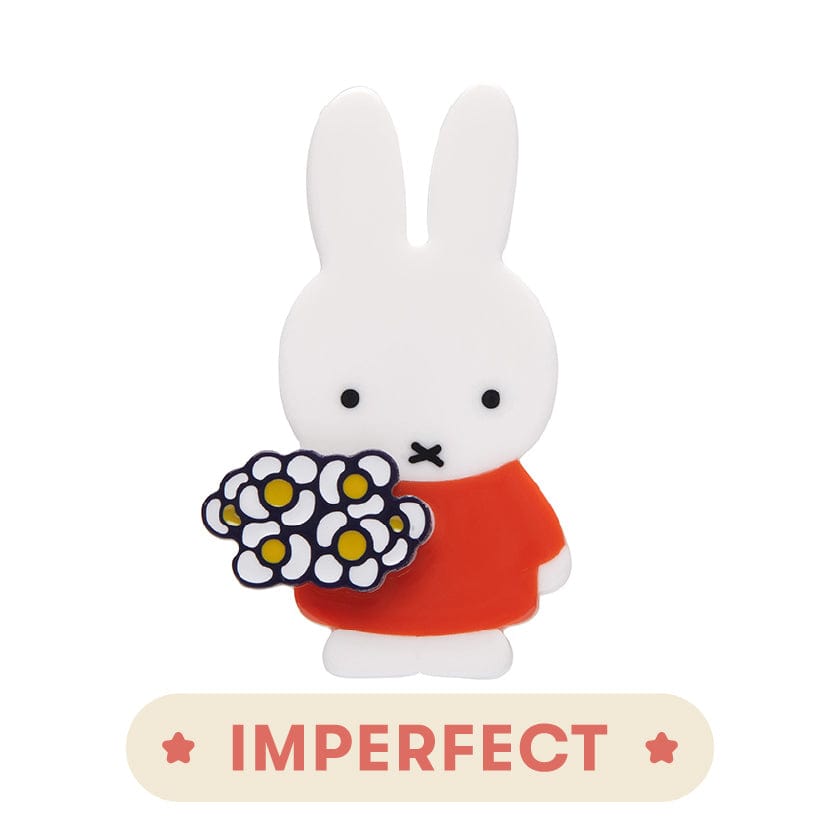 Blooms for Miffy's Mother Brooch (IMPERFECT)  -  Erstwilder  -  Quirky Resin and Enamel Accessories