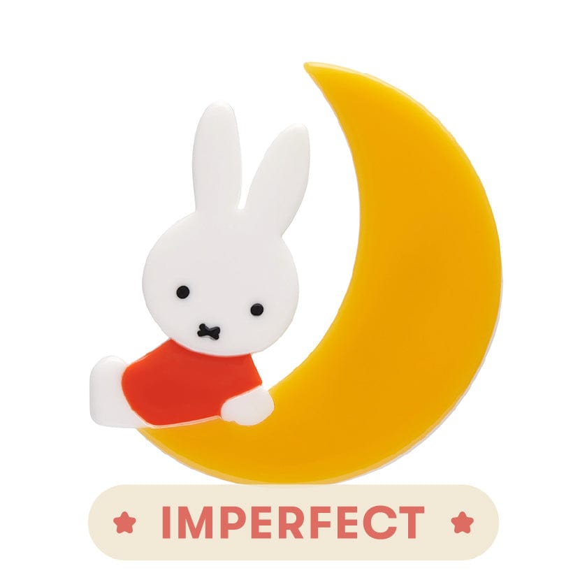 Sweet Dreams, Miffy Brooch (IMPERFECT)  -  Erstwilder  -  Quirky Resin and Enamel Accessories