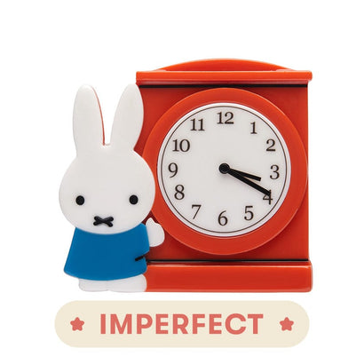 Miffy Can Tell the Time Brooch (IMPERFECT)  -  Erstwilder  -  Quirky Resin and Enamel Accessories